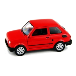 WELLY 1:27 FIAT 126P - czerwony - 1