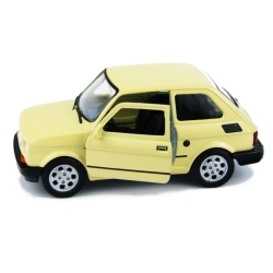 WELLY 1:27 FIAT 126P - kremowy - 2