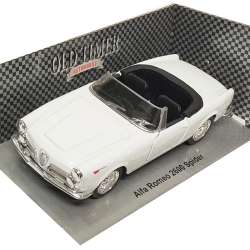 Welly 1:34 Alfa Romeo Spider 2600 '60 cabrio -biały - 1