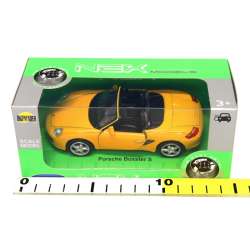 Welly 1:34 Porsche Boxster S cabriolet -żółty - 3