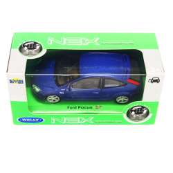 Welly 1:34 Ford Focus ST granatowy - 1