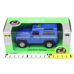 Welly 1:34 Land Rover Defender niebieski - 3