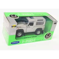 WELLY 1:34 Land Rover Defender srebrny - 1