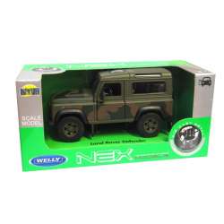 WELLY 1:34 Land Rover Defender - wojskowy - 1