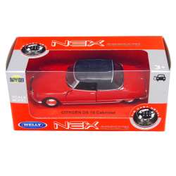 Welly 1:34 Citroen DS 19 - SOFT-TOP -czerwony - 2