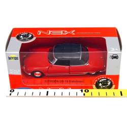 Welly 1:34 Citroen DS 19 - SOFT-TOP -czerwony - 3