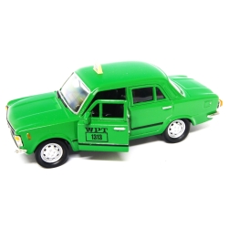 WELLY 1:39 FIAT 125P TAXI - zielony - 2