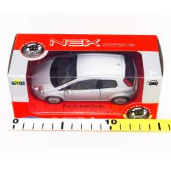 Welly 1:34 Fiat Grande Punto - srebrny - 2