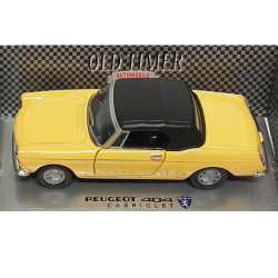 Welly 1:34 Peugeot 404 '57 soft top -żółty - 1