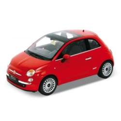 Welly 1:34 Fiat 500 2007 -czerwony - 1