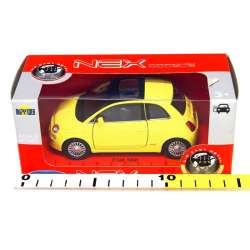 Welly 1:34 Fiat 500 2007 -zółty - 2