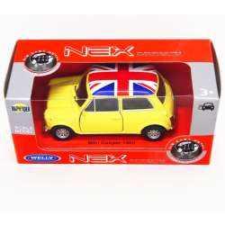 WELLY 1:34 Mini Cooper 1300 -Wielka Brytania żółty - 1