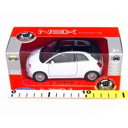 Welly 1:34 Fiat 500C 2010 -biały - 2