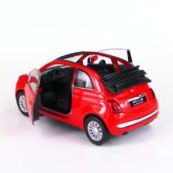 WELLY FIAT 500C 2010 czerwony  skala 1:34-39 - 3