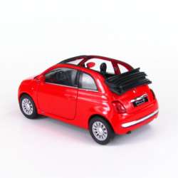 WELLY FIAT 500C 2010 czerwony  skala 1:34-39 - 5
