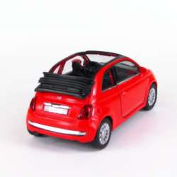 WELLY FIAT 500C 2010 czerwony  skala 1:34-39 - 6