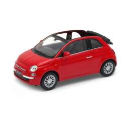 WELLY FIAT 500C 2010 czerwony  skala 1:34-39 - 1