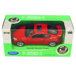 Welly 1:34 Hyundai Genesis Coupe - czerwony - 1