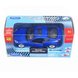 Welly 1:34 Hyundai Genesis Coupe - niebieski - 1