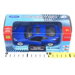 Welly 1:34 Hyundai Genesis Coupe - niebieski - 2