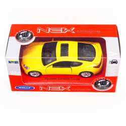 Welly 1:34 Hyundai Genesis Coupe - żółty - 1