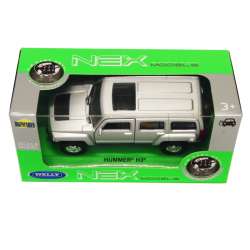 Welly 1:34 Hummer H3 - srebrny - 1