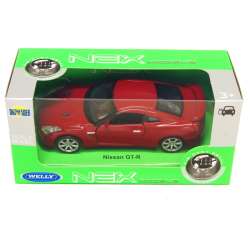 Welly 1:34 NISSAN GT-R  -bordowy - 1