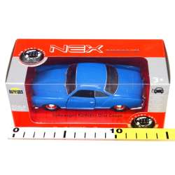 Welly 1:34 Volkswagen KARMANN GHIA coupe niebieski - 2