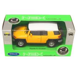 Welly 1:34 Toyota FJ CRUISER  żółty - 1