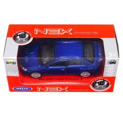 WELLY 1:34 Mitsubishi Lancer evolution niebieski - 1