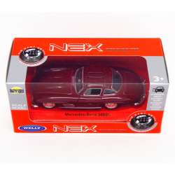 WELLY 1:34 Mercedes-Benz 300SL bordowy - 1