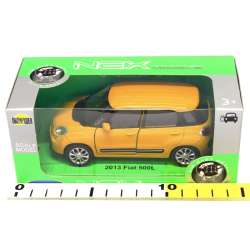 Welly 1:34 Fiat 500L 2013 -złoty - 3