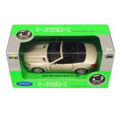 Welly 1:34 Mercedes-Benz SL500 2012 (cabrio) -srebrny - 1