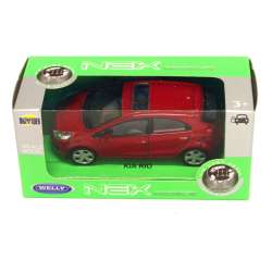 Welly 1:34 Kia Rio - bordowy - 3