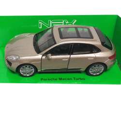 WELLY 1:34 Porsche Macan Turbo - srebrny - 2