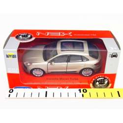 WELLY 1:34 Porsche Macan Turbo - srebrny - 3