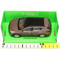 Welly 1:34 HYUNDAI Santafe  grafitowy - 2