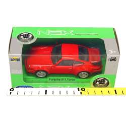 Welly 1:34 Porsche 911 Turbo - czerwony - 2