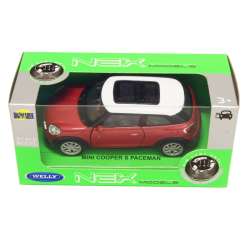 Welly 1:34 MINI Cooper S Paceman -bordowy z biał.dachem - 3
