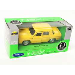 Welly 1:34 Renault R8 1960s - żółty - 1