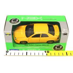 WELLY 1:34 Subaru Impreza WRX STI - żółty - 2