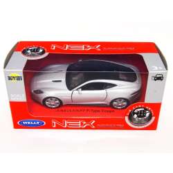 WELLY 1:34 Jaguar F-Type Coupe - srebrny - 1