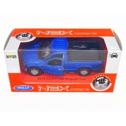 WELLY 1:34 Ford F-150 Regular Cab 2015 - niebieski - 1