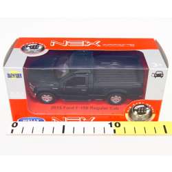 WELLY 1:34 Ford F-150 Regular Cab 2015 - ciemno zielony - 2