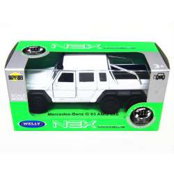 WELLY 1:34 Mercedes-Benz G 63 AMG 6x6 - biały - 1