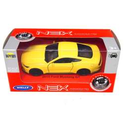 WELLY 1:34 Ford Mustang GT 2015 - żółty - 1