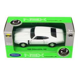 Welly 1:34 1968 Oldsmobile 442 - biały - 1