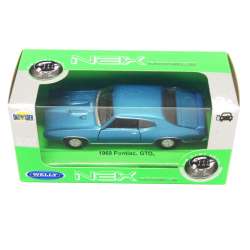 Welly 1:34 Pontiac GTO  '69- niebieski metalik - 1