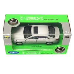 Welly 1:34 Genesis G90 - srebrny - 1