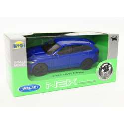 Welly 1:34 Jaguar F-Pace - niebieski - 2